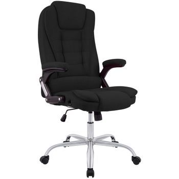Silla De Oficina Thor De Tela Negro 78x69.5x113 Cm Clp