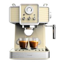 cecotec cafetera express power espresso 20 tradizionale light green 1350 w espresso y cappucicno 20 bares y thermoblock