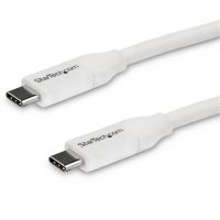 startech cable usb-c con pd 5a 4m blanco