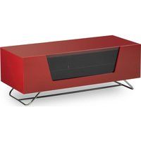 alphason chromium 2 1000 tv stand - red red