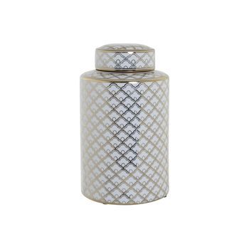 Jarron Porcelana 18x18x30,5 Blanco