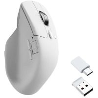 raton keychron m6 inalambrico pixart 3311 24 ghz y bluetooth 12000 dpi blanco silencioso