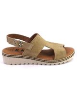 de marca inexistente kamina 7005 sandalias de mujer ante serraje arena