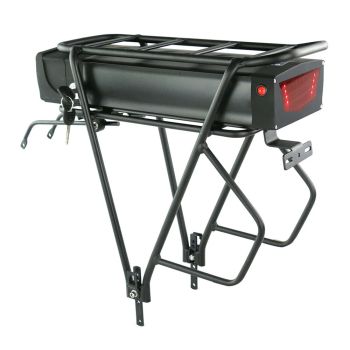 [EU Direct] UNITPACKPOWER S045 48V 20AH 960W Batería de bicicleta eléctrica de rejilla trasera Batería de 2600mAh Conect