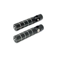 estriberas harley-davidson plegables par negro