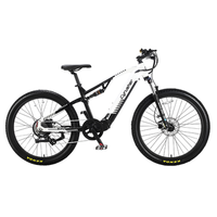 bicicleta de montana electrica cyrusher flex sistema de doble sensor bateria lg de 48 v y 15 ah blanca