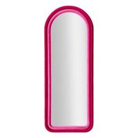 espejo de pared de terciopelo rosa cm 60x4x160