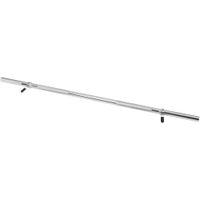 gorilla sports barra de pesas con muelles de resorte 120 cm