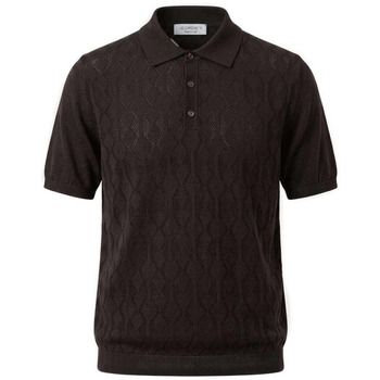Jeordie's Polo 80599 POLO MM ROMBI-351 MARRONE MELANGE para hombre