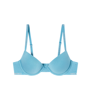 Emporio Armani para mujer. EW000445_AF19024 Sujetador Diseño azul (85B), Homewear, Viscosa