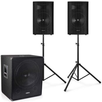 Altavoces Vonyx 2.1 Set Completo Directo 1600W con subwoofer activo