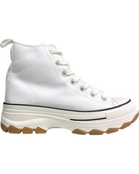 de CALZADOMANIA BOTA DEPORTIVA LONA BLANCO