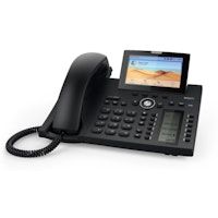 snom d385 telefono ip negro 12 lineas tft