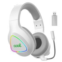 cool leopard auriculares inalambricos gaming 71 pcps4ps5xbox blancos