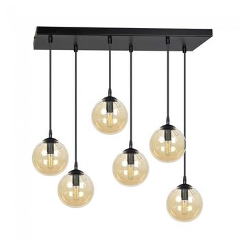 Regleta de techo sagan ámbar (6 luces)