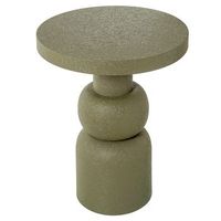 mesa metal acabado mate verde