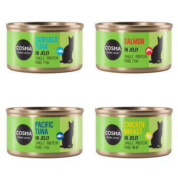 Cosma Original en gelatina 24 x 85 g - Pack Ahorro - Pack mixto: 4 variedades