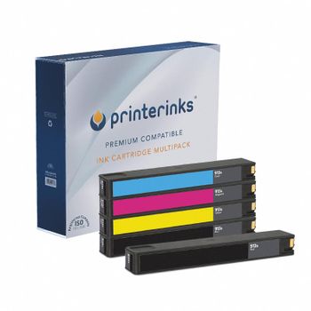 Compatible Multipack HP PageWide Pro 377dn Printer Ink Cartridges (5 Pack) -L0R95AE