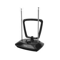 antena de television hama classic interior 35 db negro 2 m dvb-t2 dab ukw
