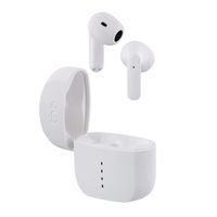 tnb - auriculares inalambricos con cremallera semiintraurales compactos autonomia de 24 horas con 3 carga posible a traves de la caja control de volumen tactil indicador de carga carga usb-c -