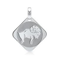 colgante de plata 925 zodiaco aries