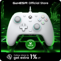 gamepad con cable gamesir g7 se xbox controller para xbox series x xbox series s xbox one con joystick de efecto hall y gatillo