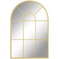 espejo de pared 60x2x91 cm oro
