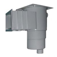 skimmer standard de plastico uv tapa cuadrada rosca interna 1 12 encolar incluye skimmer y compuerta recogeinsectos