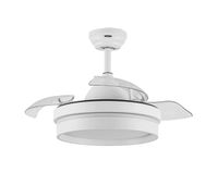 ventilador de techo metal color blanco serie nalon 40cm