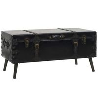 mesa de centro de mdf y acero 102x51x48 cm vidaxl