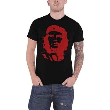 Che Guevara Tops y Camisetas Red On Black para mujer