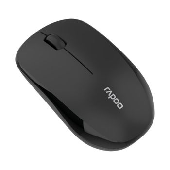 Ratón Rapoo inalámbrico 1200 DPI 2.4GHz diseño ambidiestro bajo consumo