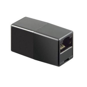 Goobay Empalme RJ45 CAT5e UTP Negro