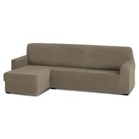 funda sofa chaise longue poliester lino brazo corto rustica izq