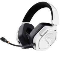 auriculares trust gxt 493ps carus inalambricos bluetooth y usb-a gaming con microfono blancos