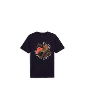 Camiseta Puma Graphics Execution Hombre Negro
