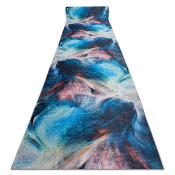 Alfombra De Pasillo Con Refuerzo De Goma Lotus Color 36500 Abstracció 80x470 Cm