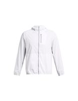 chaqueta de running under armour launch lightweight hombre blanco