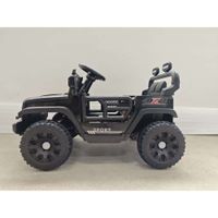 aiyaplay coche electrico infantil 12v buggy electrico infantil 2-4 kmh 2 motores mando a distancia bateria de litio negro