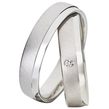 Alianzas oro blanco 5mm