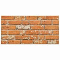 paneles de pared 10 uds 100 x 50 cm ladrillo espuma eps vidaxl