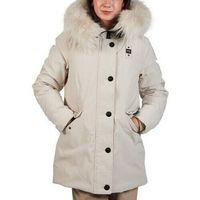 blauer chaqueta chaqueta corta pluma mujer para mujer