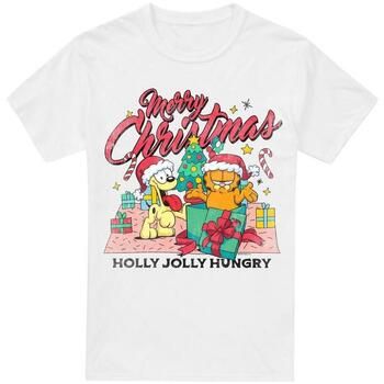 Garfield Camiseta Merry Christmas para hombre