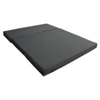 colchon camper fiat doblo - 8cm 30kgm3 dura 6cm de viscoelastica - negro