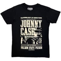 johnny cash camiseta prison poster para mujer