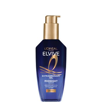 L'Oréal Paris Elvive Extraordinary Oil Midnight Renourishing Hair Treatment Serum for Dry Hair 100ml