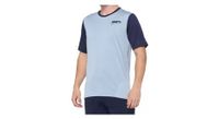 jersey de manga corta azul 100  ridecamp