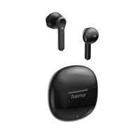 auricular intrauditivo bluetooth hama action one negro tws hasta 20h microfono tactil
