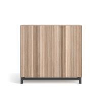 zapatero melamina nogal claro puertas impresas vallado 90x90x27