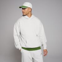 sudadera extragrande con capucha lifestyle de mp - gris jaspeado - xxs-xs